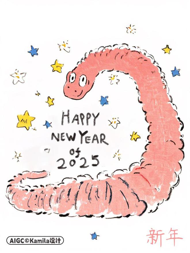 卡】四款创意设计传递新年祝福！瓦力棋牌游戏【2025蛇年贺(图5)