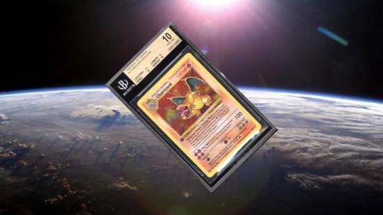 牌送上太空：只为证明保护套强度瓦力棋牌游戏评级机构将宝可梦卡(图2)